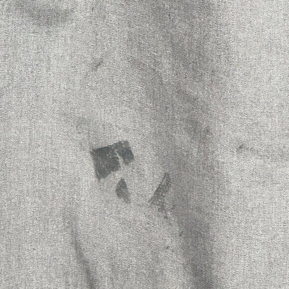 Dickies Gray Sleeveless Work Jumpsuit Heart Bear Flower Patches Irregular Medium - Picture 8 of 8